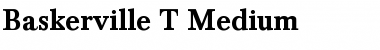 Baskerville T Regular Font