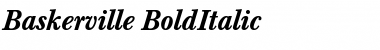 Baskerville BoldItalic Font