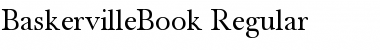 BaskervilleBook Regular Font