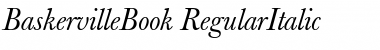 BaskervilleBook RegularItalic Font