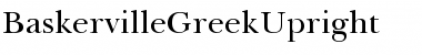 Download BaskervilleGreekUpright Font