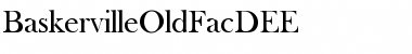 BaskervilleOldFacDEE Regular Font