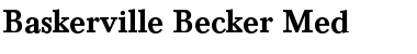 Download Baskerville Becker Med Font