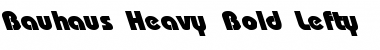 Download Bauhaus-Heavy-Bold Lefty Font