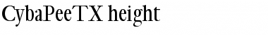 CybaPee Regular Font