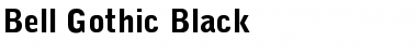 Bell Gothic Black Font