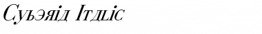 Cyberia Italic Italic Font