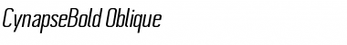 Download CynapseBold Oblique Font