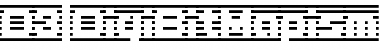 D3 DigiBitMapism type B wide Regular Font