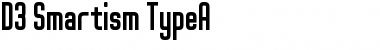 D3 Smartism TypeA Regular Font