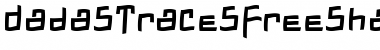 DadasTracesFreeshapes Regular Font