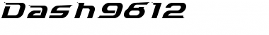 Dash9812 Regular Font