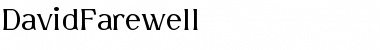 DavidFarewell Regular Font