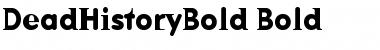 Download DeadHistoryBold Font