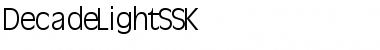 DecadeLightSSK Regular Font