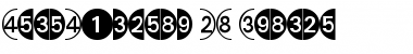 Download DecoNumbers LH Circle Font