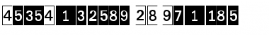 Download DecoNumbers LH Square Font