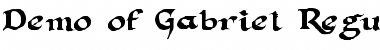 Download Gabriel Regular Demo Font