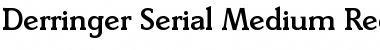 Derringer-Serial-Medium Regular Font