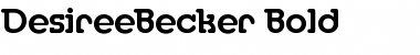 DesireeBecker Bold Font