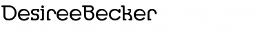 DesireeBecker Regular Font