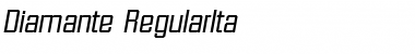 Diamante-RegularIta Regular Font