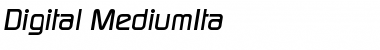 Digital-MediumIta Regular Font