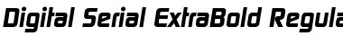 Download Digital-Serial-ExtraBold Font