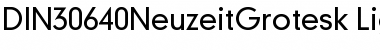 DIN30640NeuzeitGrotesk-Light Light Font