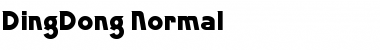 DingDong Normal Font