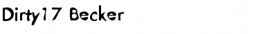 Download Dirty17 Becker Font