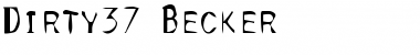 Download Dirty37 Becker Font