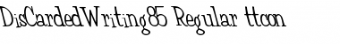 DisCardedWriting85 Regular Font