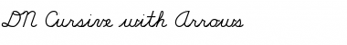 DN Cursive with Arrows Regular Font