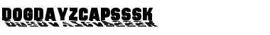 DogDayzCapsSSK Regular Font