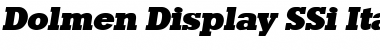 Dolmen Display SSi Italic Font