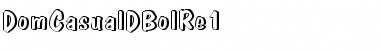 DomCasualDBolRe1 Regular Font