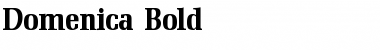 Domenica Bold Font