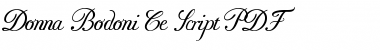 Donna Bodoni Ce Script Font