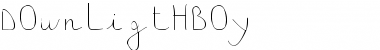 downligthboy Regular Font