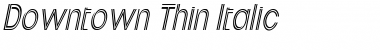 Download Downtown Thin Font