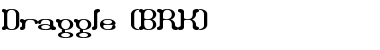 Draggle (BRK) Regular Font