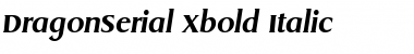 Download DragonSerial-Xbold Font