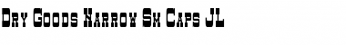 Download Dry Goods Narrow Sm. Caps JL Font