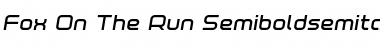 Download Fox on the Run Semi-Bold Semi-Italic Font