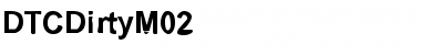 DTCDirtyM02 Regular Font