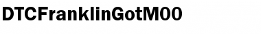 Download DTCFranklinGotM00 Font