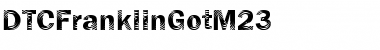 DTCFranklinGotM23 Regular Font