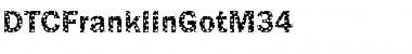 DTCFranklinGotM34 Regular Font