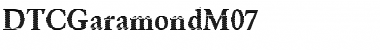 Download DTCGaramondM07 Font